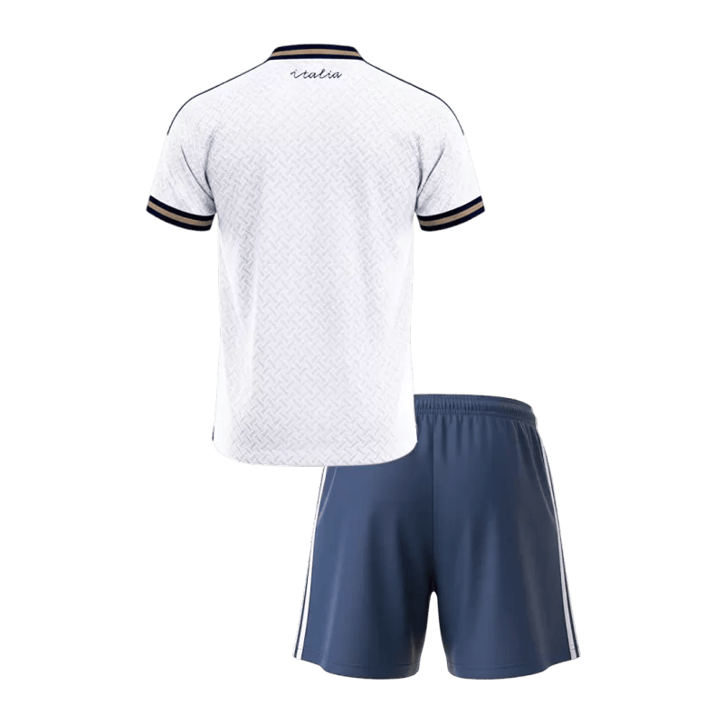 Italy Away World Cup 2026 Kit White Kids