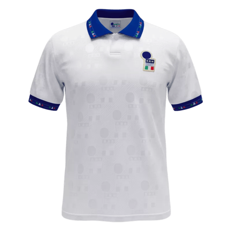 Italy Retro Away Jersey 1994 White Men's