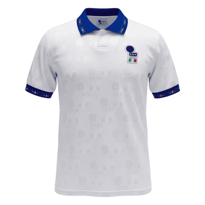 Italy Retro Away Jersey 1994 White Men's