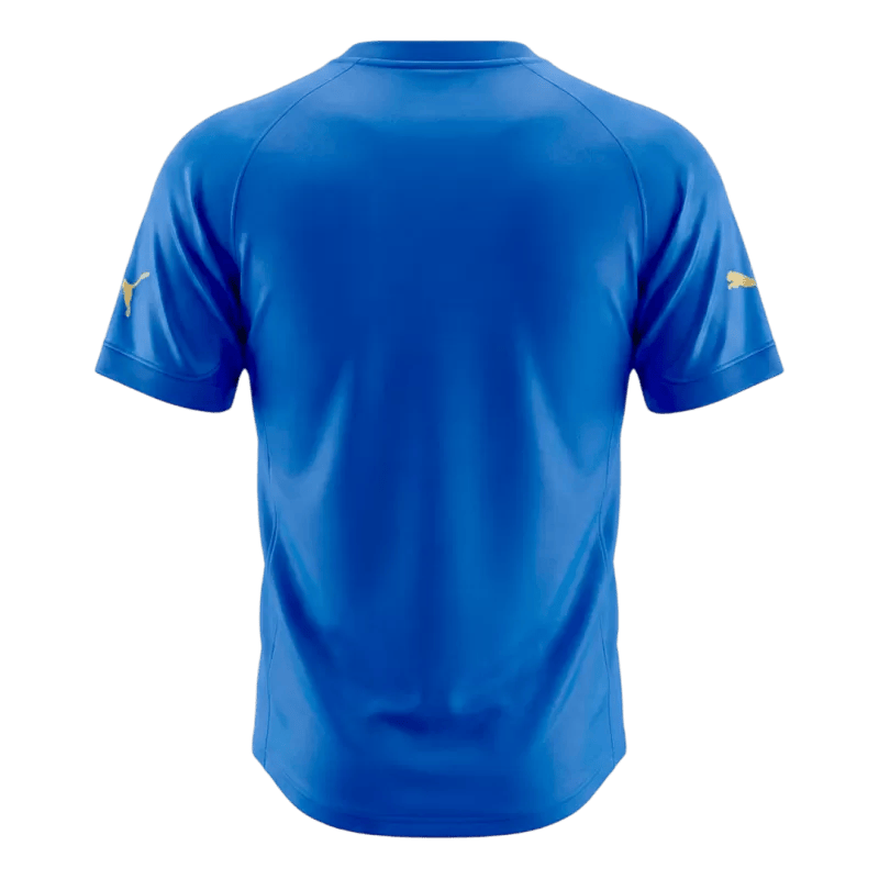 Italy Retro Home Jersey 2004 Blue Men's
