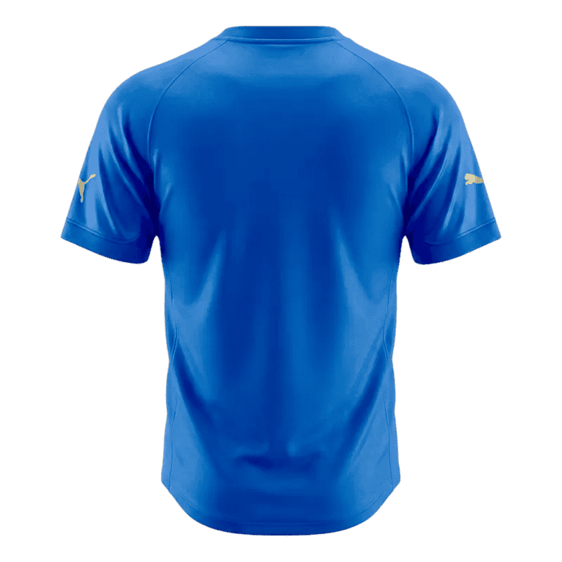 Italy Retro Home Jersey 2004 Blue Men's