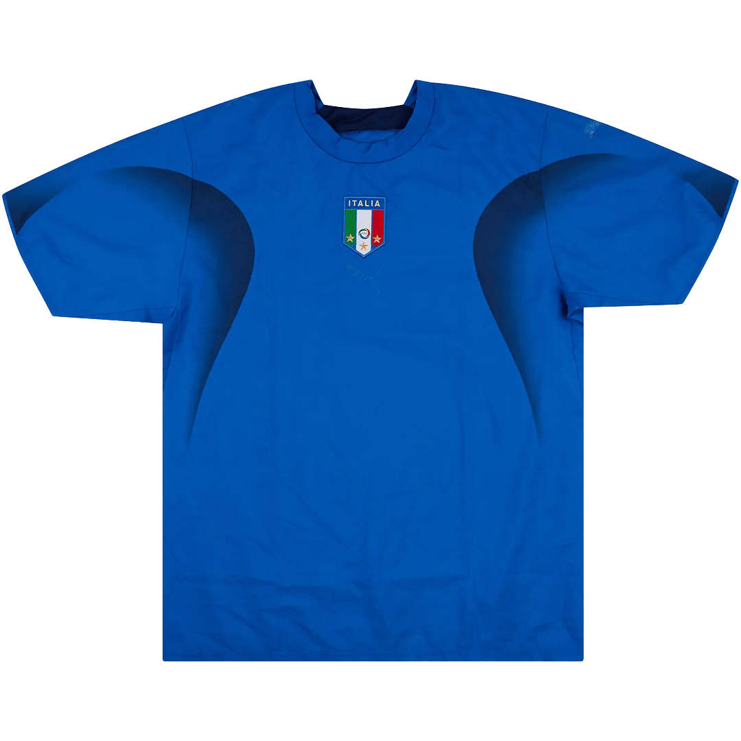 Italy Retro Home Jersey 2006 Blue Men's