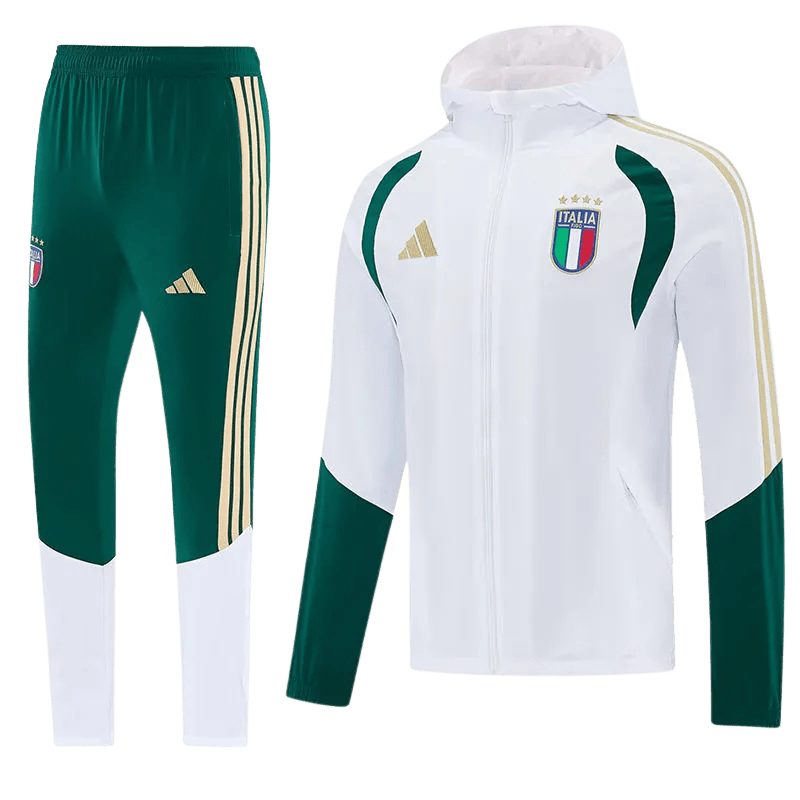Italy World Cup 2026 Hoodie Tracksuit White Men's