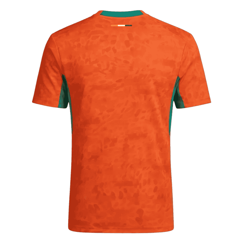 Ivory Coast Home World Cup 2026 Jersey Orange Men's