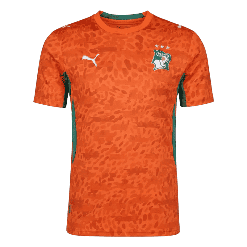 Ivory Coast Home World Cup 2026 Jersey Orange Men's