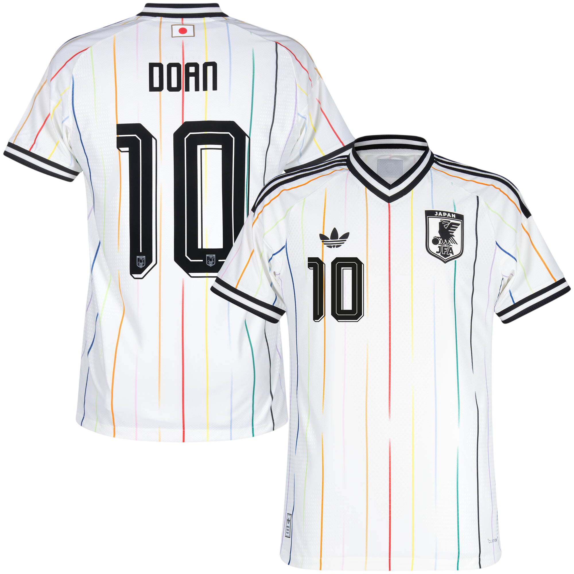 Japan DOAN #10 Away World Cup 2026 Jersey White Men's