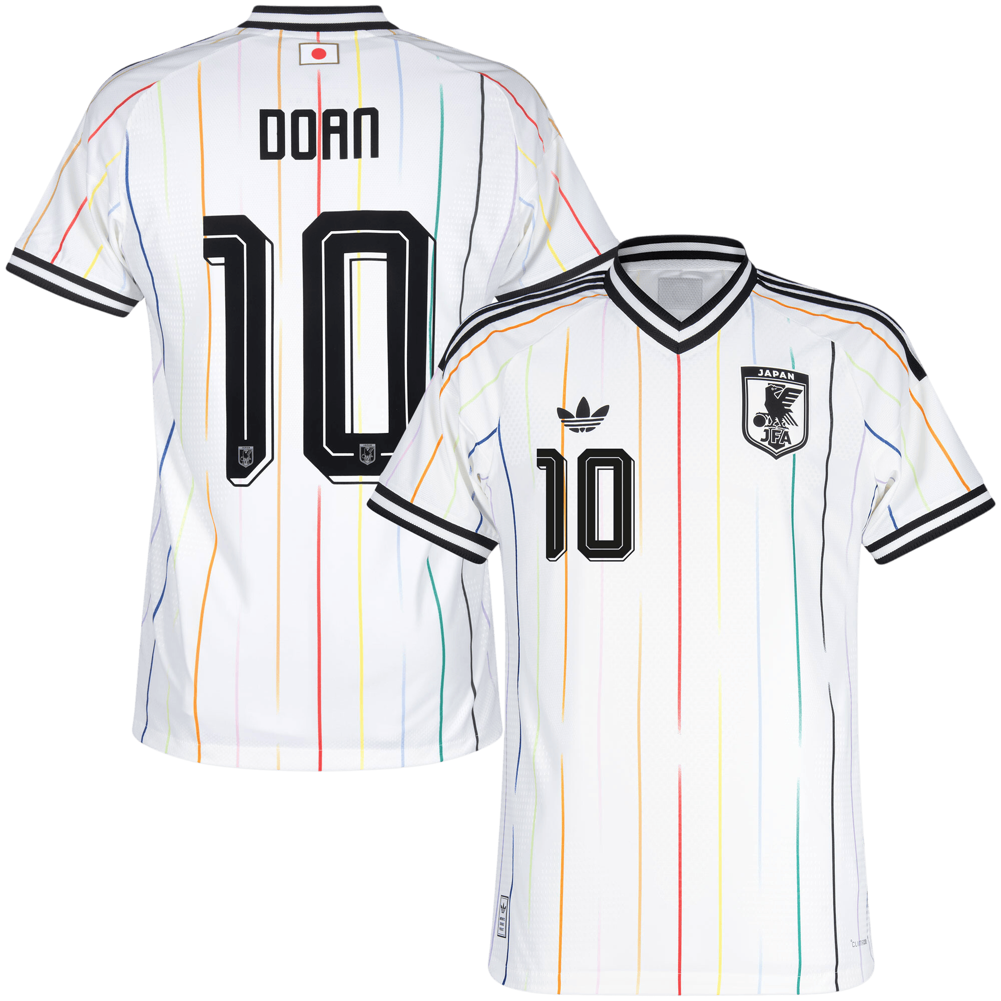 Japan DOAN #10 Away World Cup 2026 Jersey White Men's