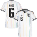 Japan ENDO #6 Away World Cup 2026 Jersey White Men's