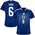 Japan ENDO #6 Home World Cup 2026 Jersey Dark Blue Men's