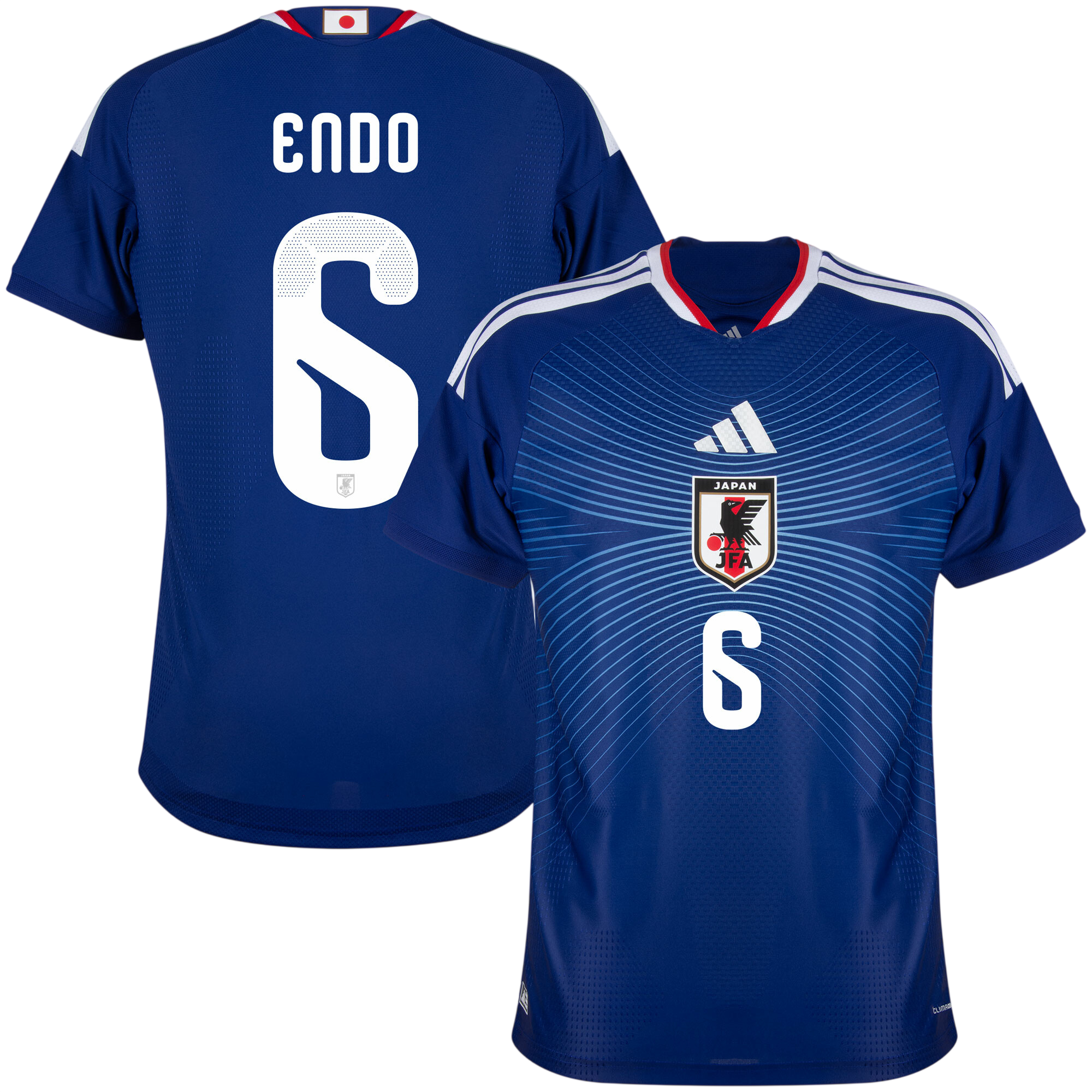 Japan ENDO #6 Home World Cup 2026 Jersey Dark Blue Men's