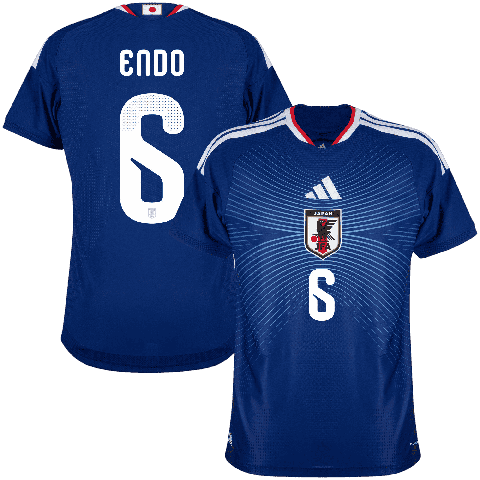 Japan ENDO #6 Home World Cup 2026 Jersey Dark Blue Men's