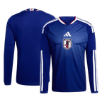 Japan Home World Cup 2026 Long Sleeve Jersey Dark Blue Men's