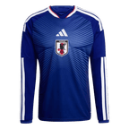 Japan Home World Cup 2026 Long Sleeve Jersey Dark Blue Men's