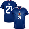 Japan ITO #21 Home World Cup 2026 Jersey Dark Blue Men's