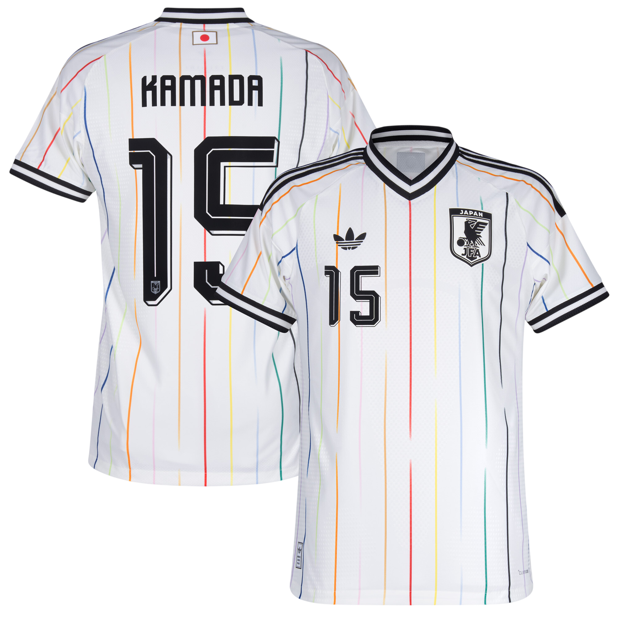 Japan KAMADA #15 Away World Cup 2026 Jersey White Men's