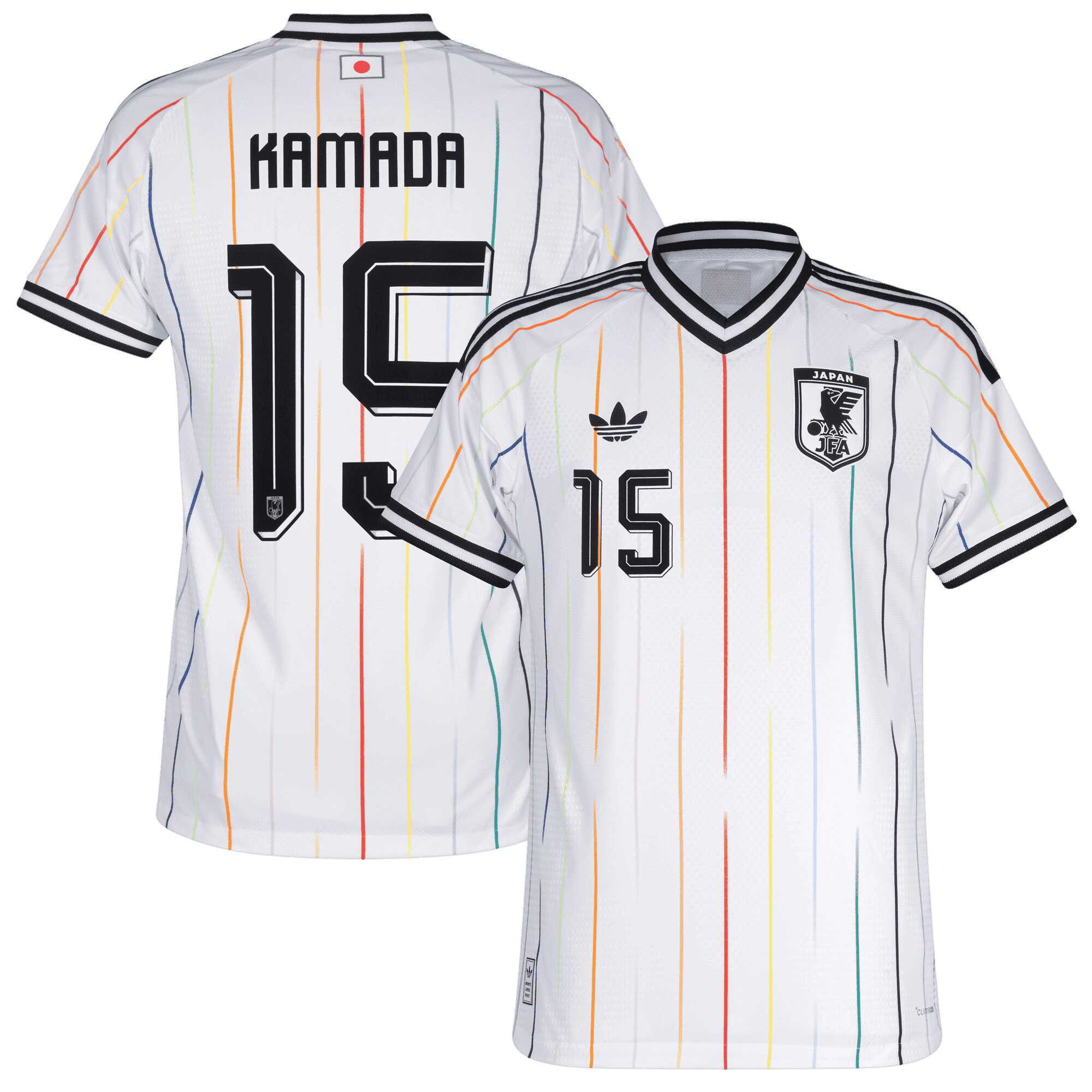 Japan KAMADA #15 Away World Cup 2026 Jersey White Men's