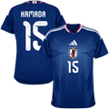 Japan KAMADA #15 Home World Cup 2026 Jersey Dark Blue Men's