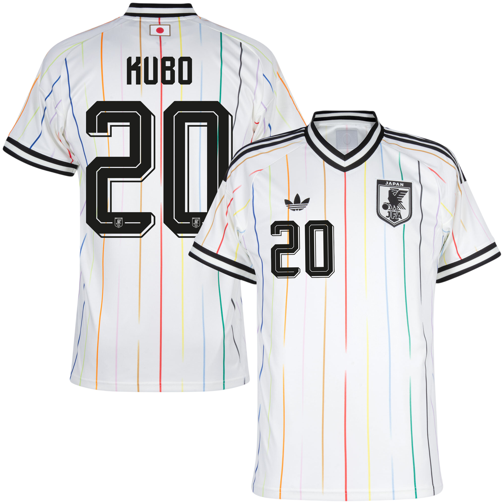 Japan KUBO #20 Away World Cup 2026 Jersey White Men's