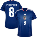 Japan MINAMINO #8 Home World Cup 2026 Jersey Dark Blue Men's