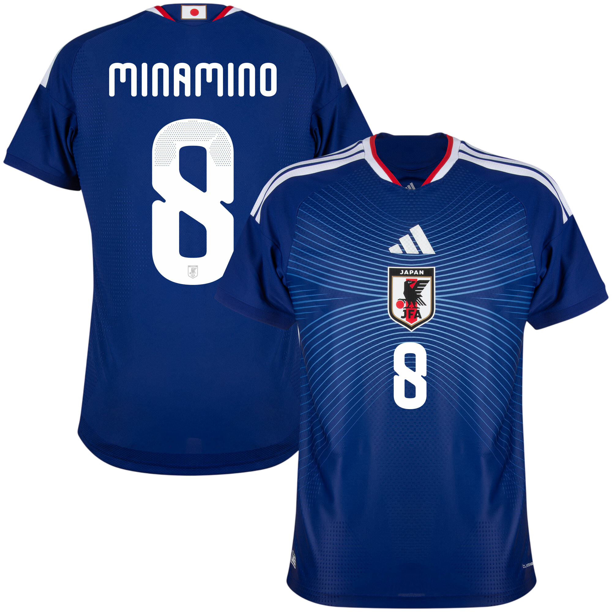 Japan MINAMINO #8 Home World Cup 2026 Jersey Dark Blue Men's
