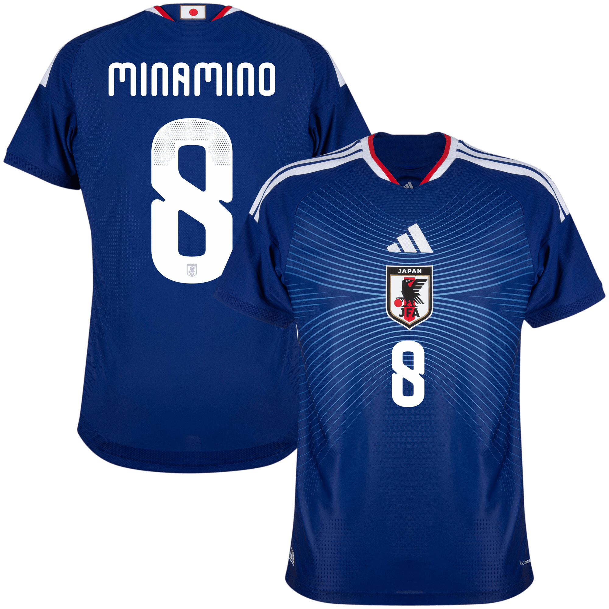 Japan MINAMINO #8 Home World Cup 2026 Jersey Dark Blue Men's