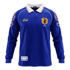 Japan Retro Home Long Sleeve Jersey 1998 Blue Men's