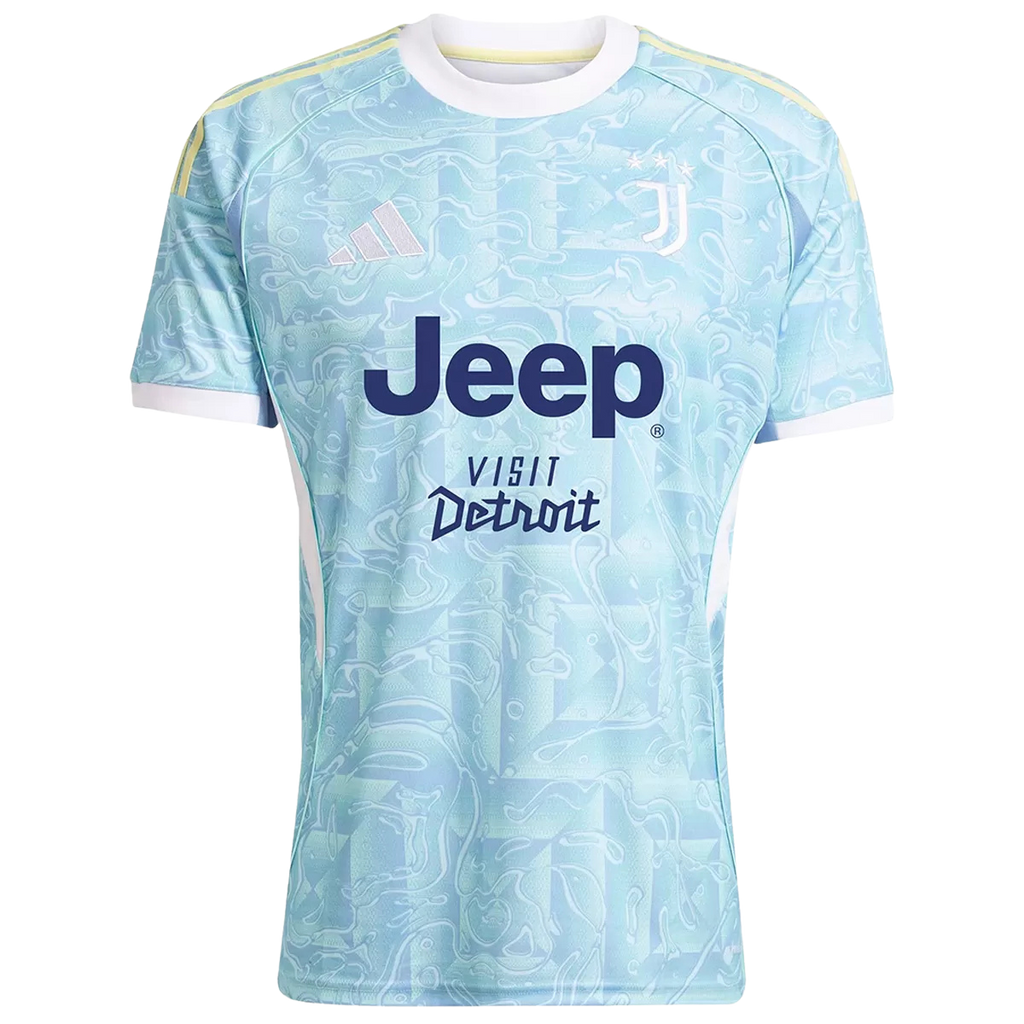Juventus Away 2025/26 Jersey Light Blue Men's