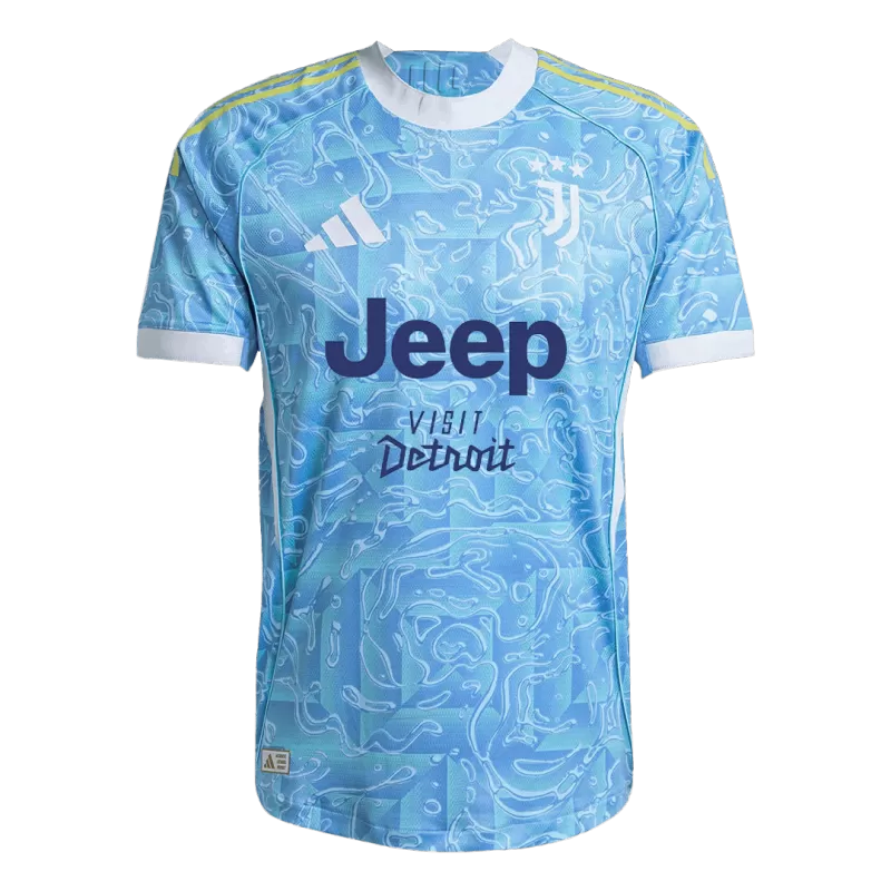 Juventus Away 2025/26 Jersey Player's Version Light Blue Men's