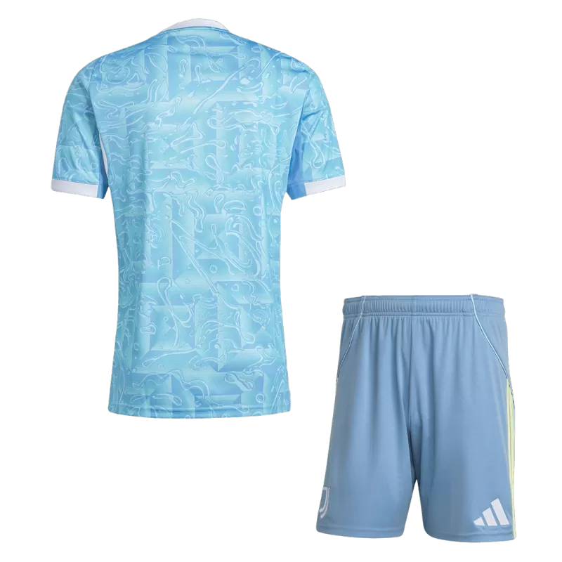 Juventus Away 2025/26 Kit Light Blue Men's