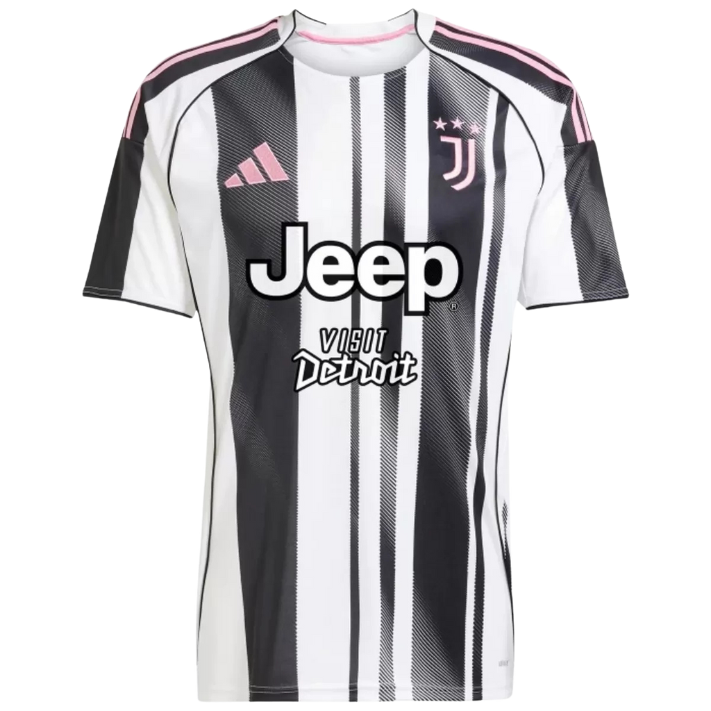 Juventus Home 2025/26 Jersey Black & White Men's