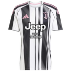 Juventus Home 2025/26 Jersey Black & White Men's