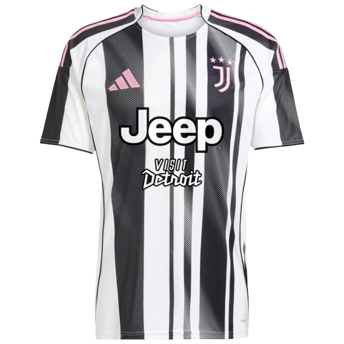 Juventus Home 2025/26 Jersey Black & White Men's