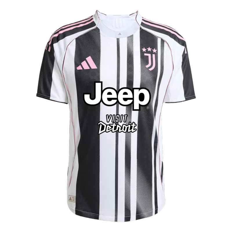 Juventus Home 2025/26 Jersey Player's Version Black & White Men's