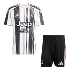 Juventus Home 2025/26 Kit Black & White Men's