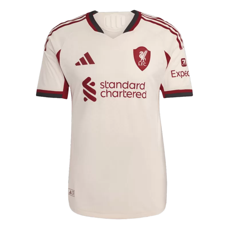 Liverpool Away 2025/26 Jersey Player's Version Beige Men's