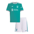 Liverpool Third 2025/26 Kit Blue Kids
