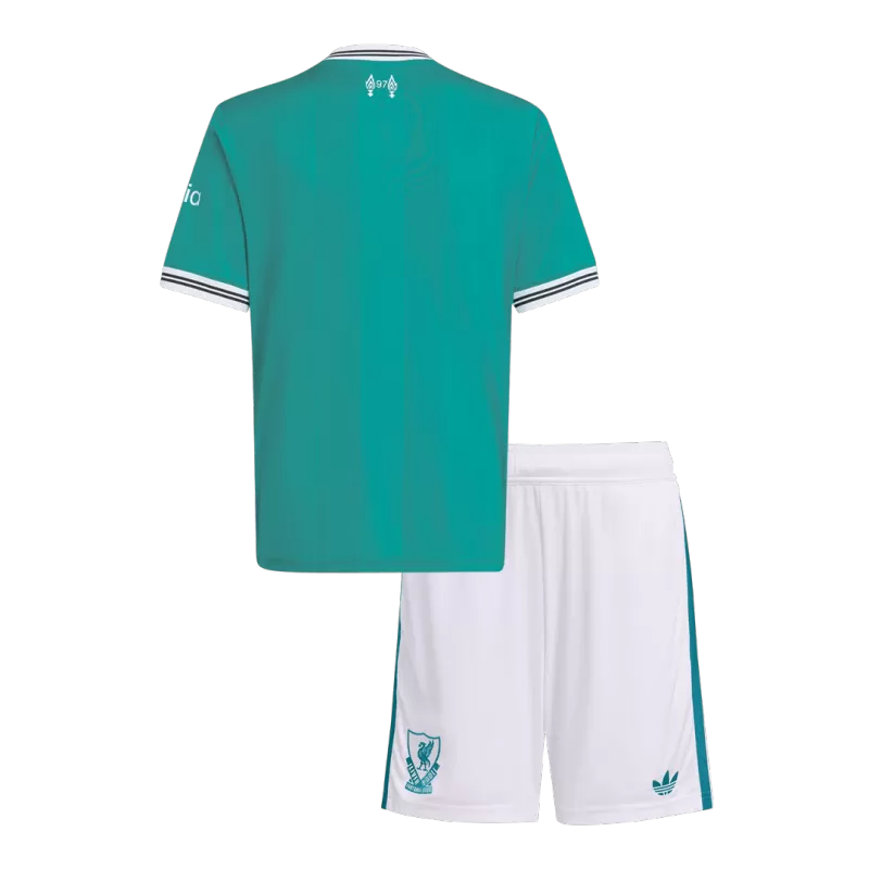 Liverpool Third 2025/26 Kit Blue Kids