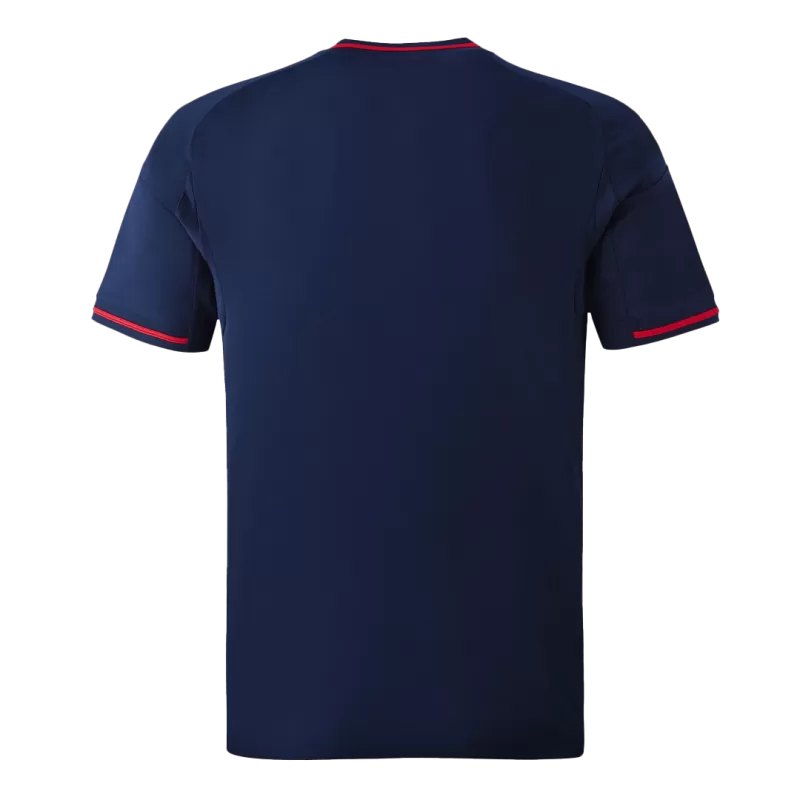 Lyon Away 2025/26 Jersey Player's Version Navy Blue Men's