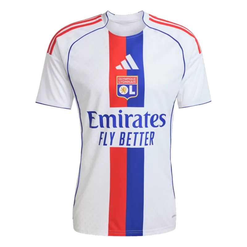 Lyon Home 2025/26 Jersey White Men's