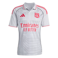 Lyon Third 2025/26 Jersey Grey Men's