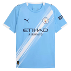 Man City Home 2025/26 Jersey Light Blue Men's