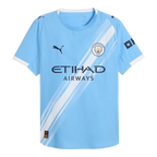 Man City Home 2025/26 Jersey Player's Version Light Blue Men's
