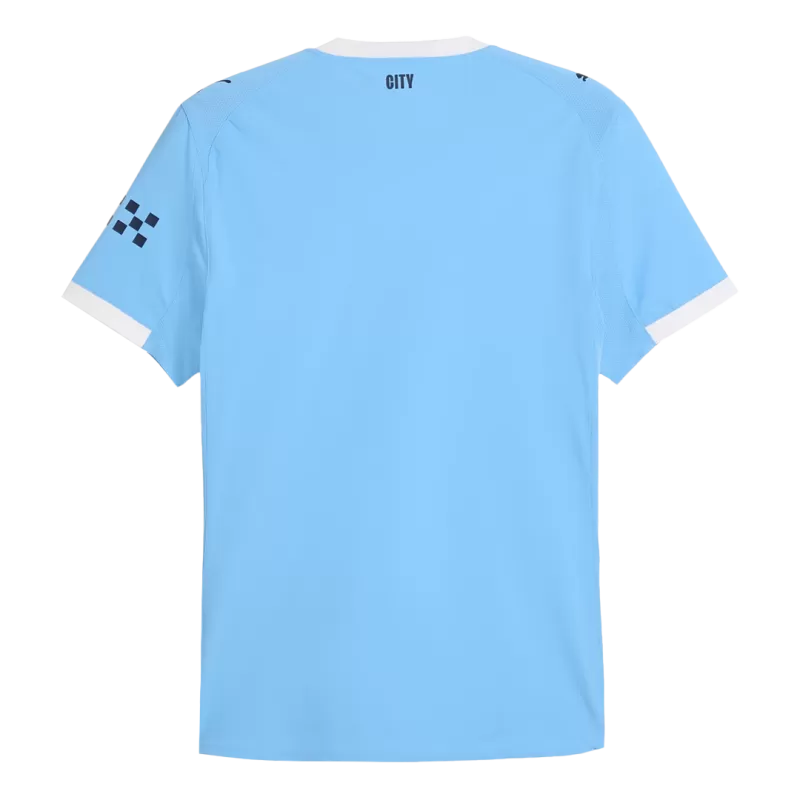 Man City Home 2025/26 Jersey Player's Version Light Blue Men's