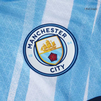 Man City Home 2025/26 Jersey Player's Version Light Blue Men's