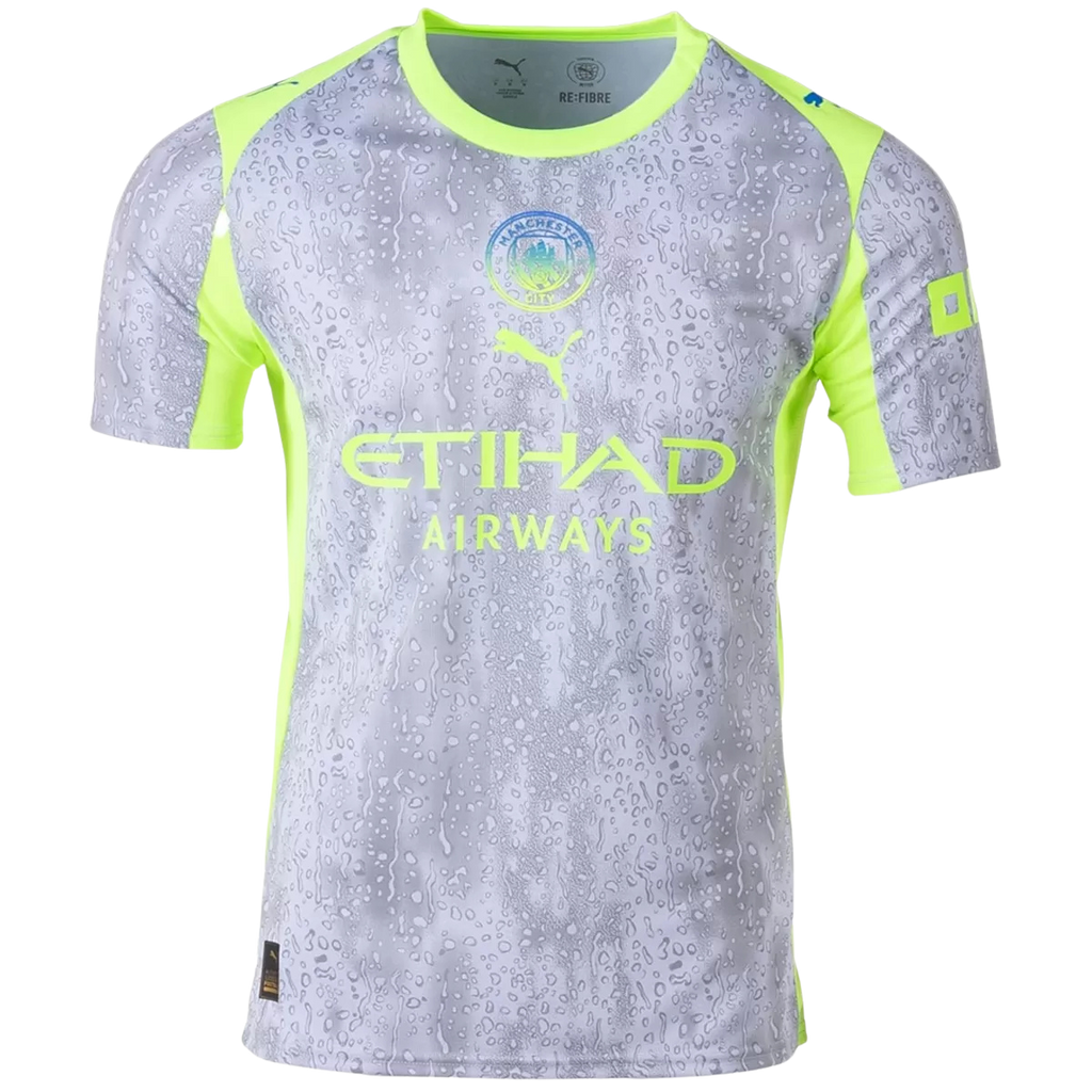 Man City Third 2025/26 Jersey Grey Men's