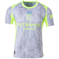 Man City Third 2025/26 Jersey Grey Men's