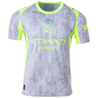 Man City Third 2025/26 Jersey Grey Men's