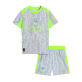 Man City Third 2025/26 Kit Grey Kids