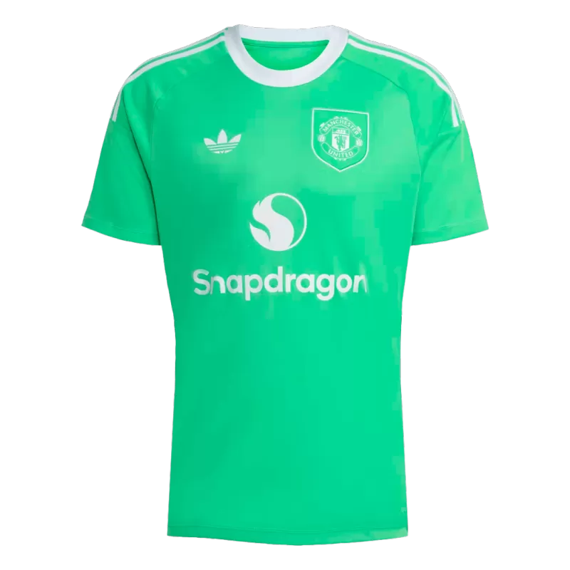 Manchester United 2025/26 Goalkeeper Jersey Green Men's