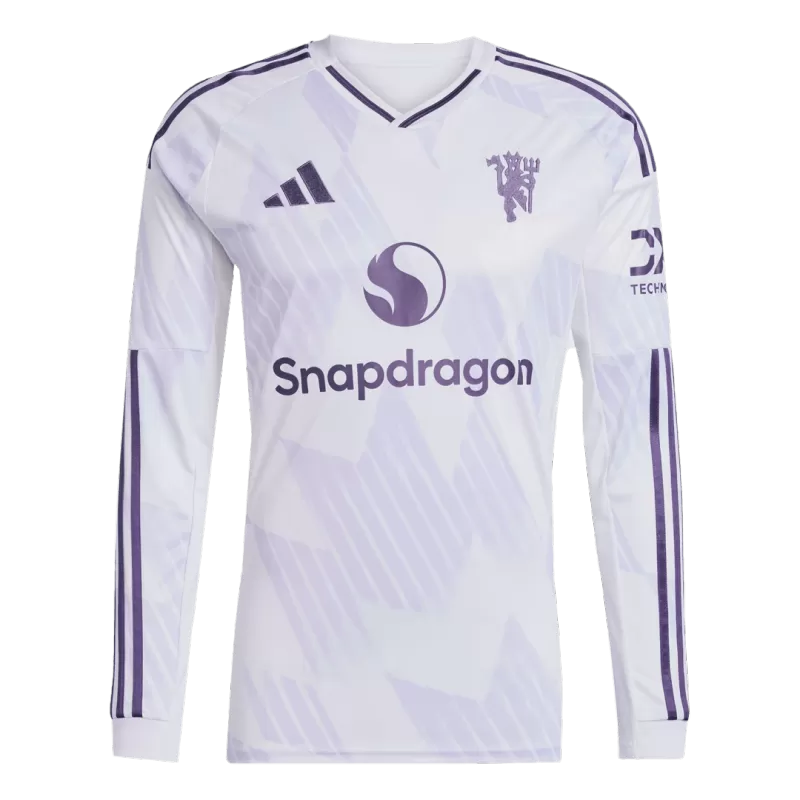 Manchester United Away 2025/26 Long Sleeve Jersey Men's